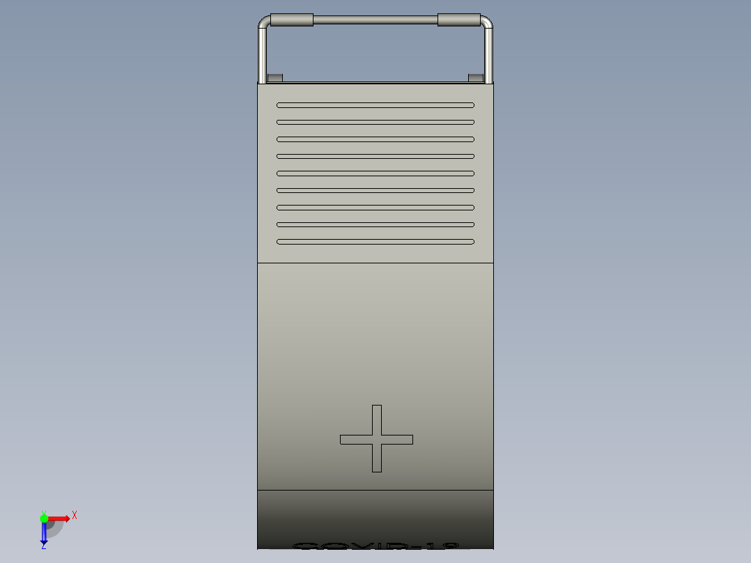 B3003525-疫苗运输车俯视图
