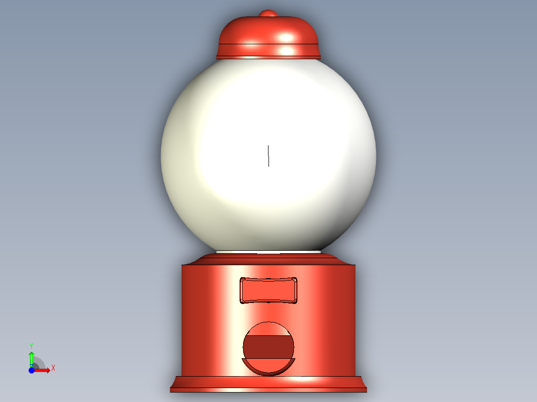 B2005296-投币售货机前视图