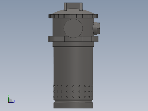 RFA系列微型直回式回油过滤器滤芯（管式连接）RFA-25xL左视缩略图