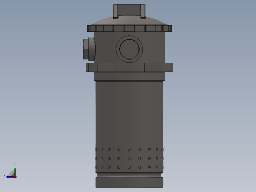 RFA系列微型直回式回油过滤器滤芯（管式连接）RFA-25xL右视缩略图