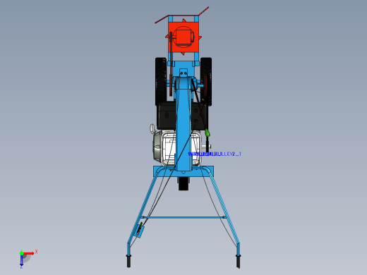 自走式农机俯视缩略图