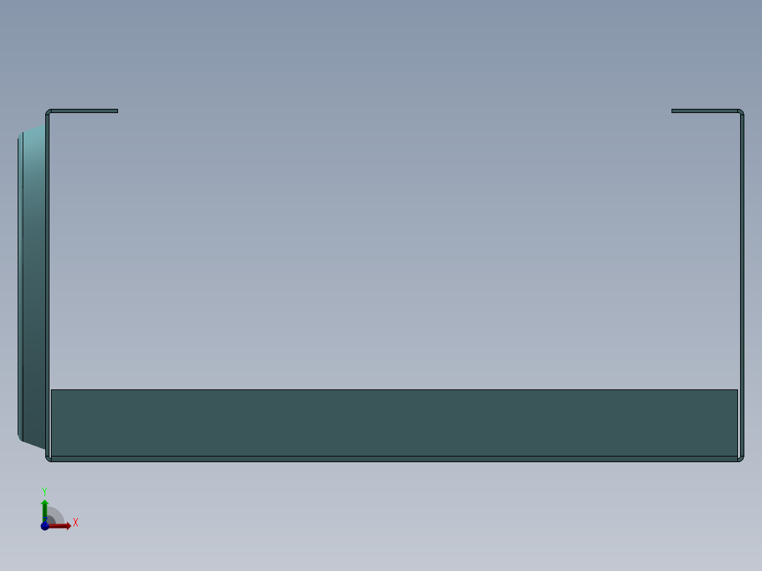 计算机电源风扇机体12前视图