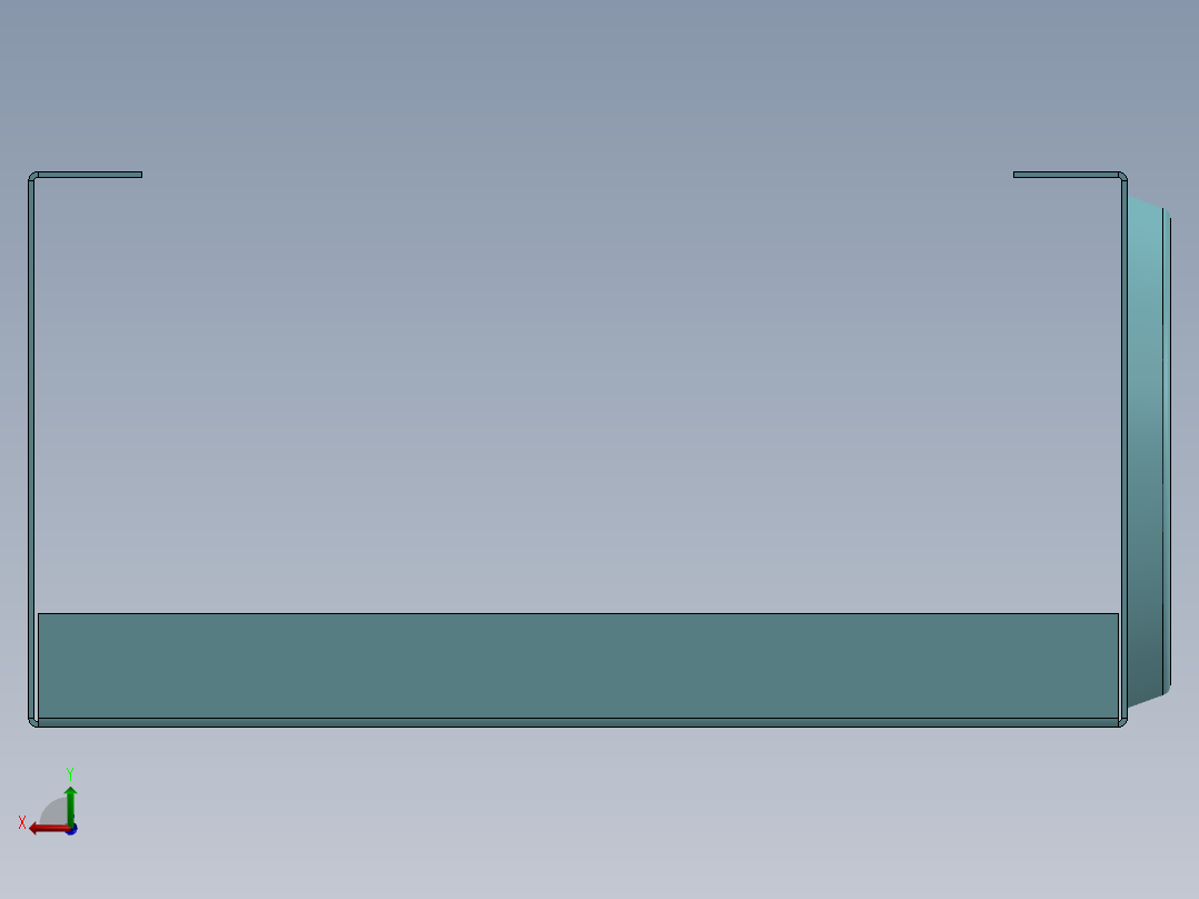 计算机电源风扇机体12后视图