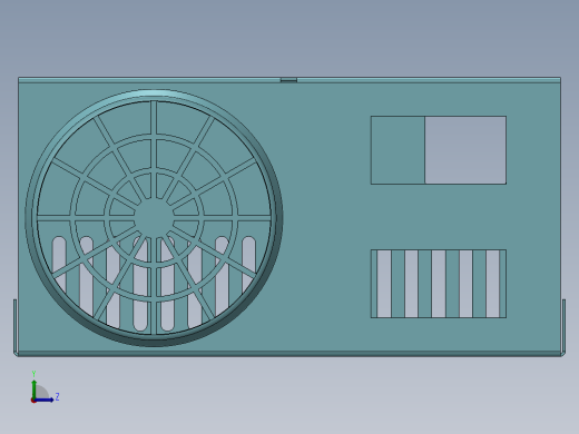 计算机电源风扇机体12左视缩略图