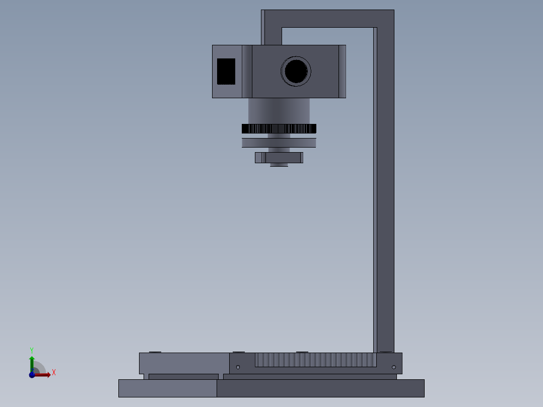 激光切割原型概念设计前视图