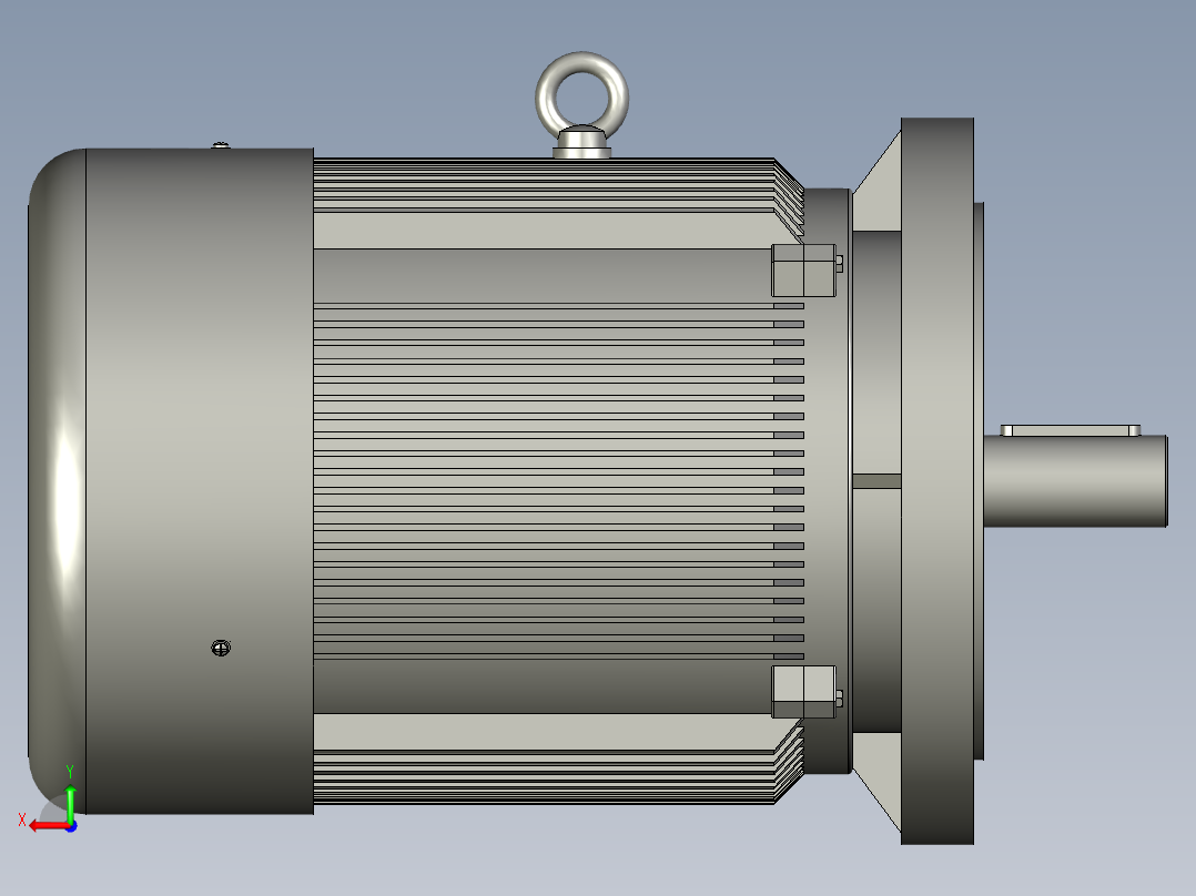 Y2系列B5型三相异步电动机Y2132S-4后视图