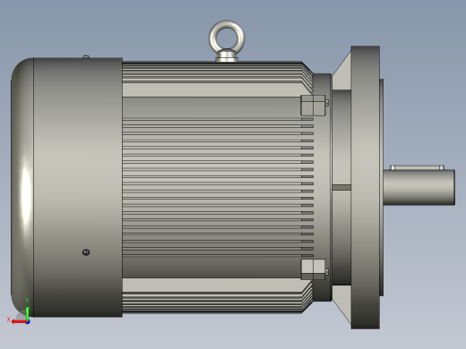 Y2系列B5型三相异步电动机Y2132S-4后视缩略图