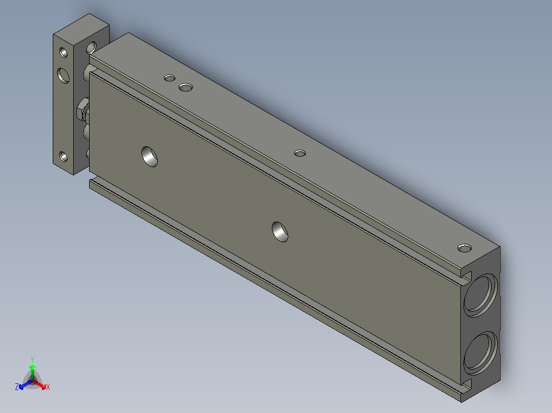 TR16X125S(0)+()正等轴测图