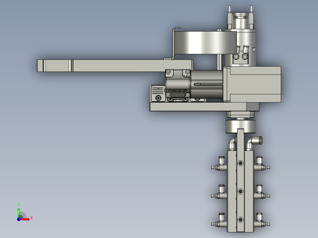 BD1901-10转子上料模块前视图