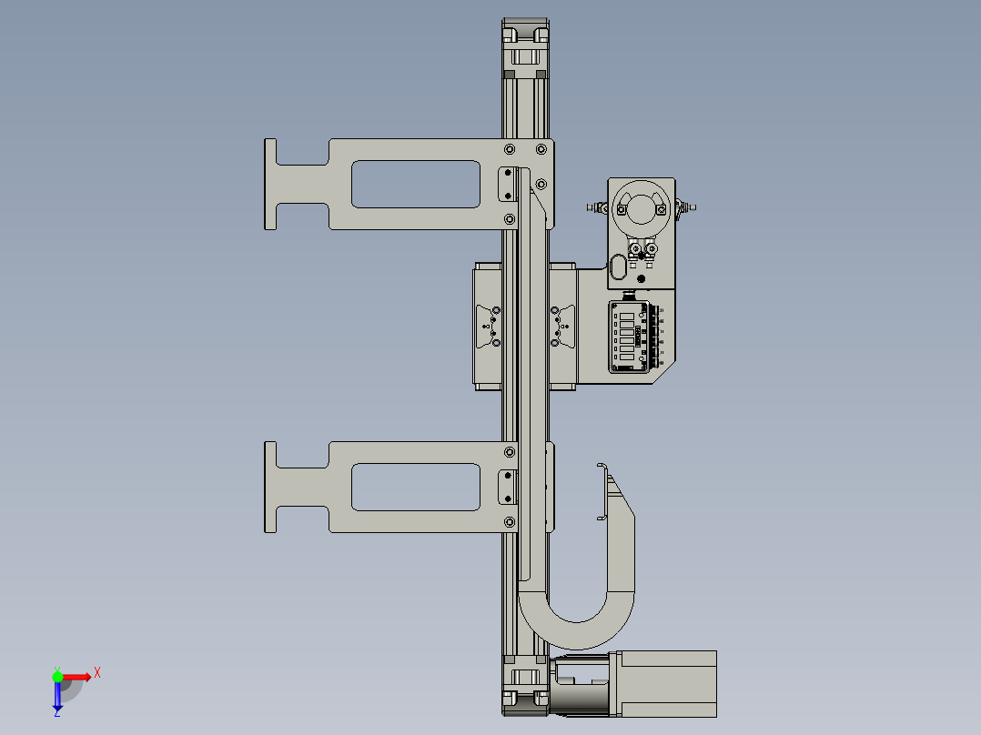 BD1901-10转子上料模块俯视图