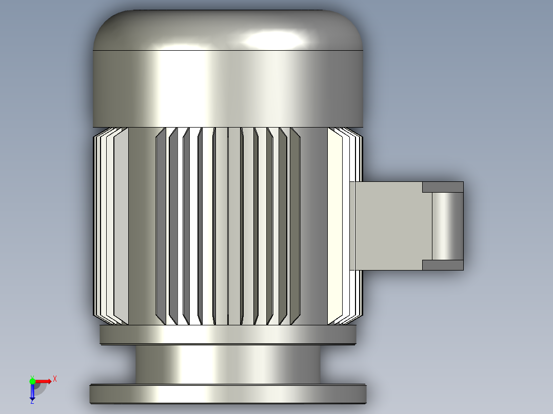 BWY单级摆线针轮减速机BWY15-35-15_电机俯视图