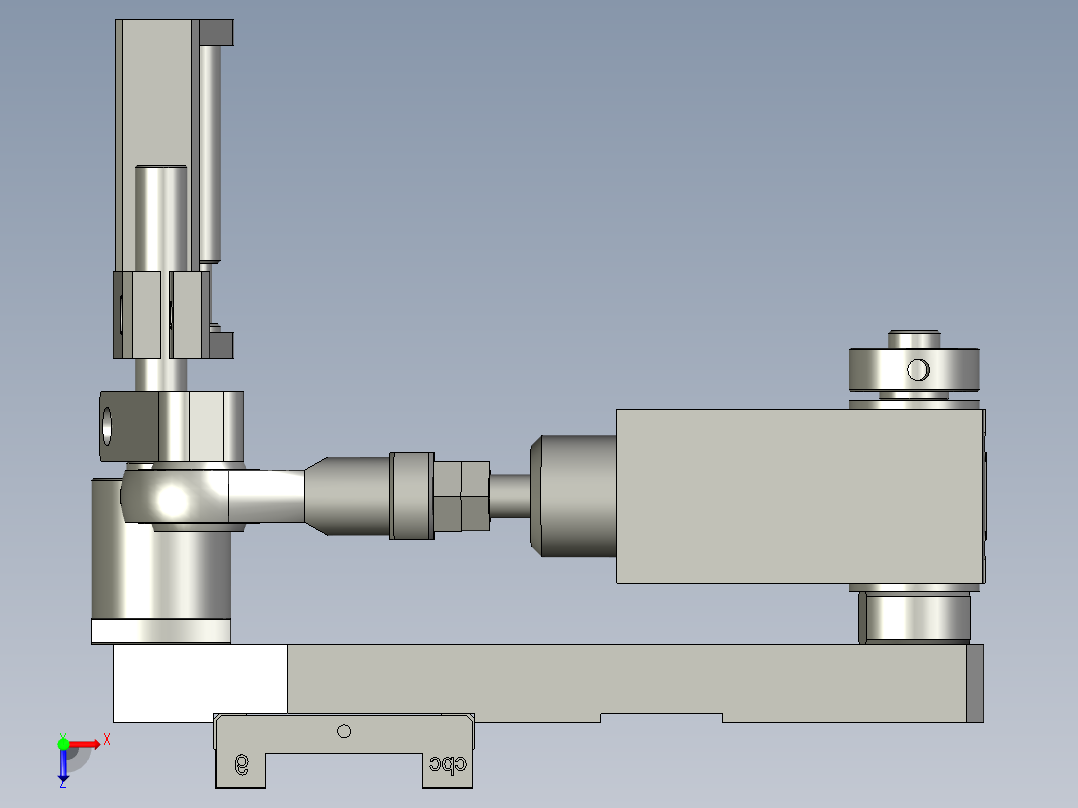 YWP200K4-20-03-00上压胶组件俯视图