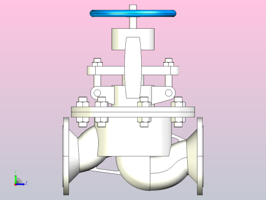 J41-16国标截止阀[250]左视缩略图