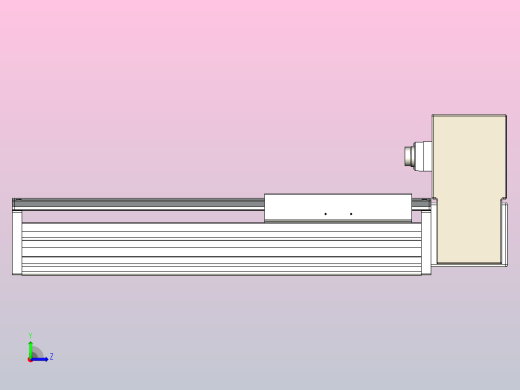 皮带直线轴半封闭可选导轨TPA-HNB-220D-176-L250-LU-C-P1K-N3左视缩略图
