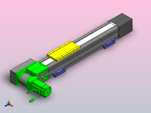 欧规同步带GTB110-750W伺服+行星减速机[GTB85-L20-300-LLT-M750W-C2-N]滑台模组三菱电机