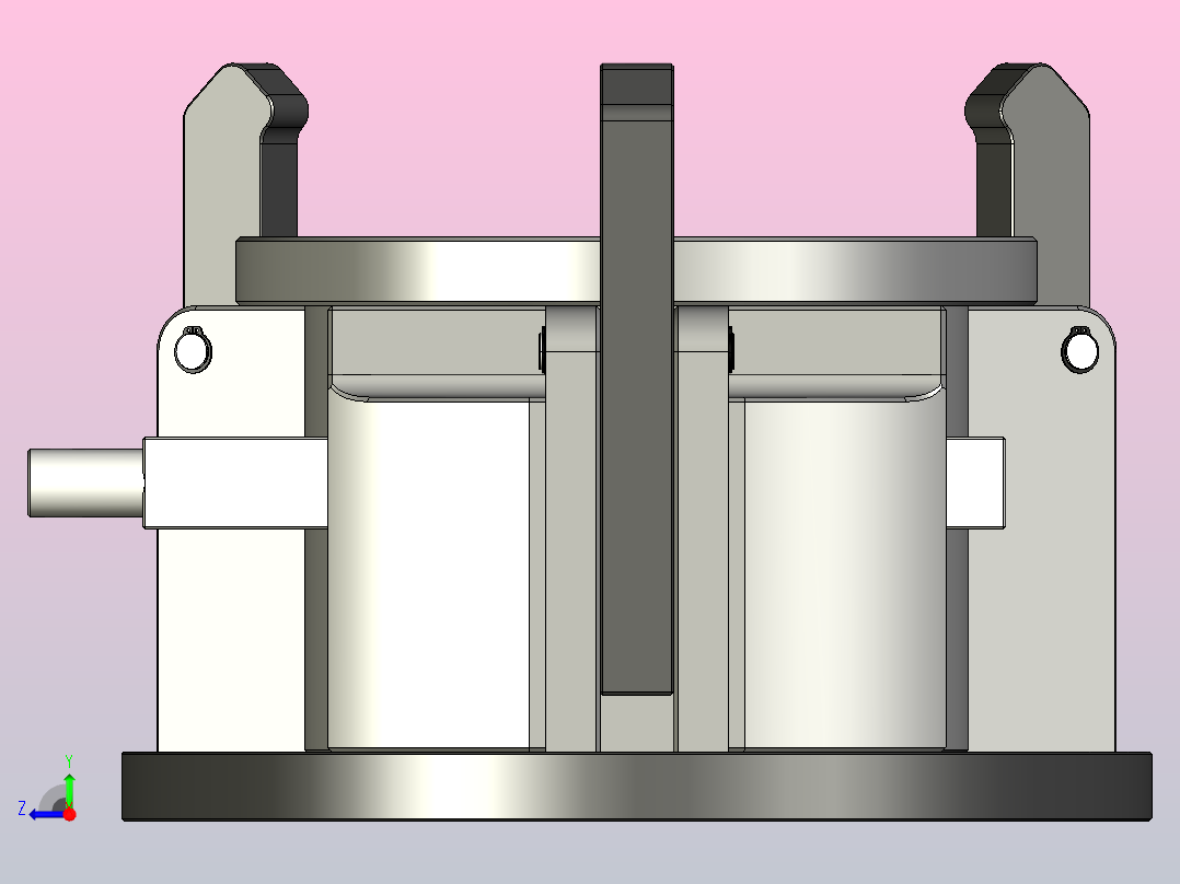 夹具-173 外平衡夹具（带浮动夹紧装置）右视图