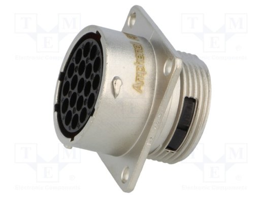 连接器Amphenol RT0016-19SNH-K，19针，RT360，13A，电缆0.75 - 1.5mm2，IP67缩略图