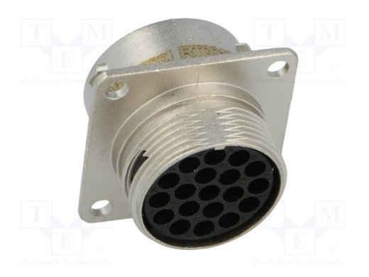 连接器Amphenol RT0016-19SNH-K，19针，RT360，13A，电缆0.75 - 1.5mm2，IP67缩略图