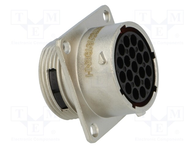 连接器Amphenol RT0016-19SNH-K，19针，RT360，13A，电缆0.75 - 1.5mm2，IP67