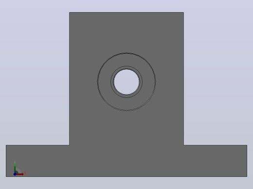 T型高度选择型轴承座组件_BTC-624-2Z-15-A前视缩略图