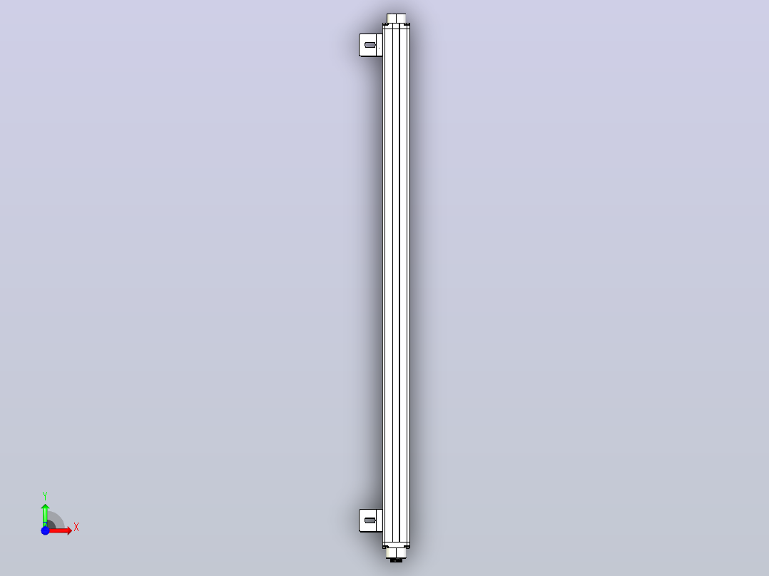 XTN3220（总高：710mm）安全光栅前视图