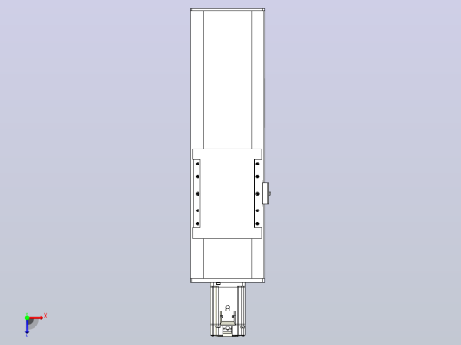 滚珠丝杠直线轴带导轨全封闭TPA-HCR-175D-2510C-L300-M-C-P75-N3俯视缩略图