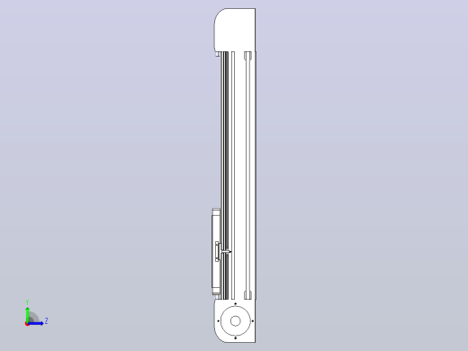 带式直线轴半闭式TPA-ONB-120-256-L450-DL-J90-N3左视缩略图