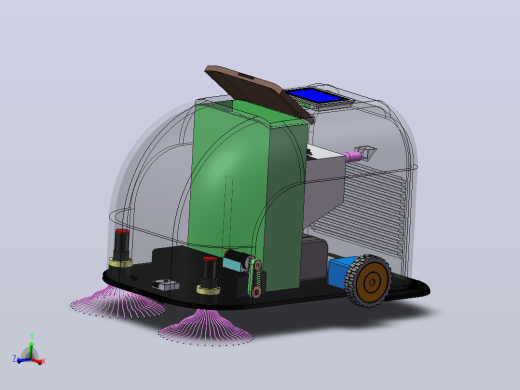 智能清扫机器人（SW+CAD+说明书）