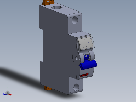 LS-Switch，1TE，用于 DIN 导轨