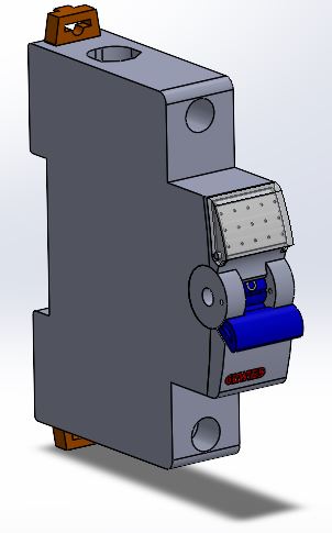 LS-Switch，1TE，用于 DIN 导轨