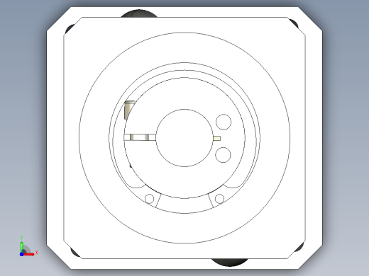 PF80(两级)精密行星减速机[PF80-L2-9]前视缩略图