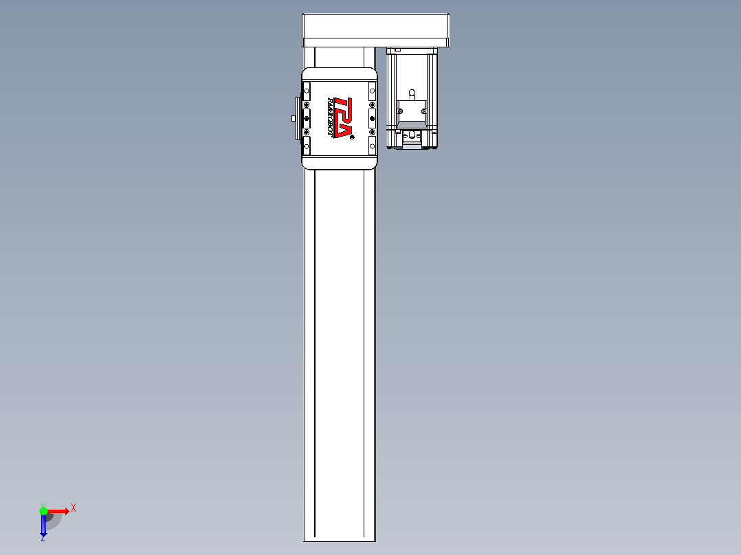 滚珠丝杠直线轴带导轨全封闭TPA-HCR-85D-1610C-L400-ML-C-P20-N3俯视图