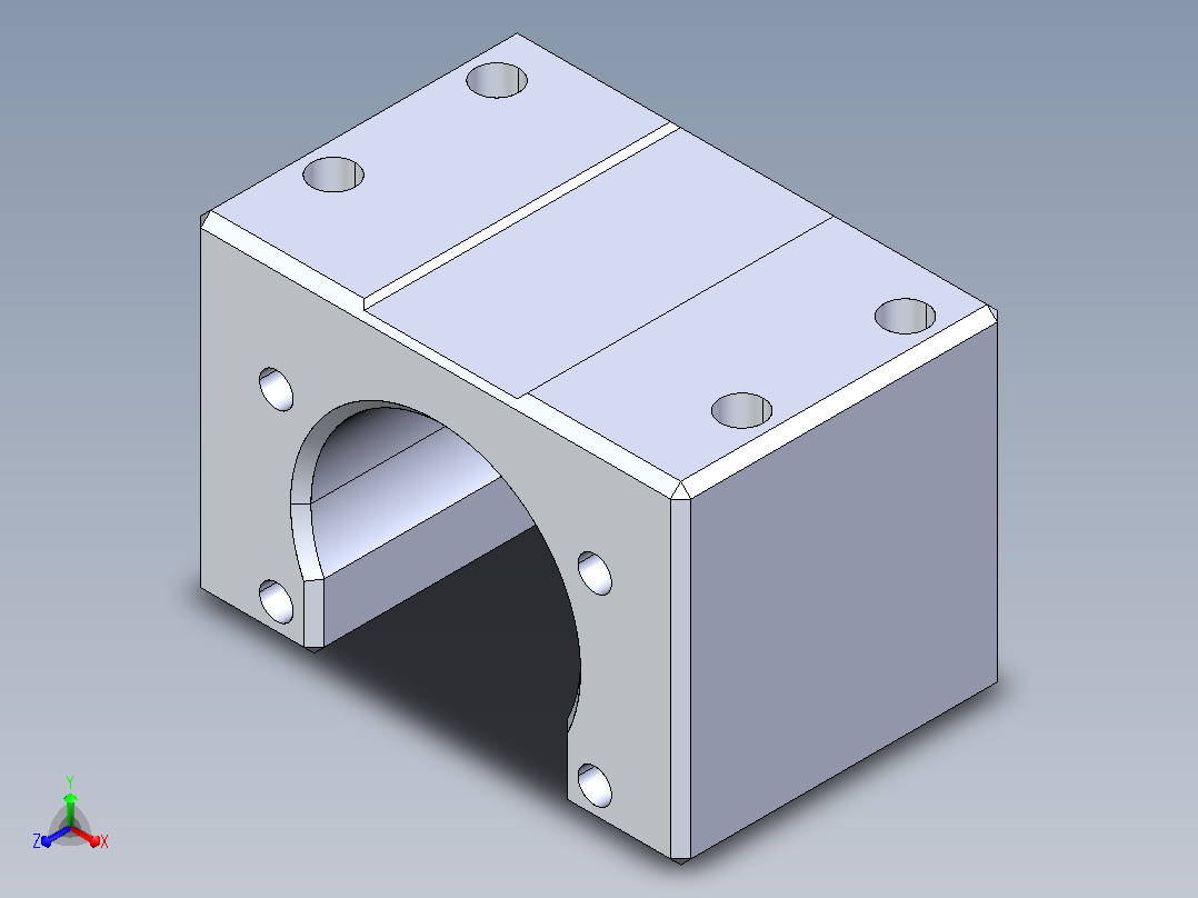 HGC螺母座HGC 1004主视图