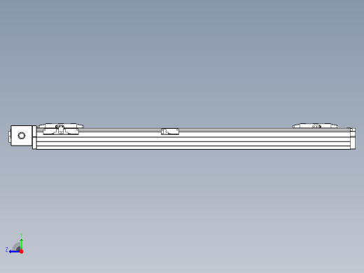 皮带直线轴双滑块型TPA-GCBS-80-P60-L300-DR-M20-N3右视缩略图