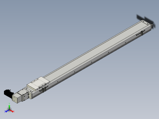ECB10-1150-R直线模组主视缩略图