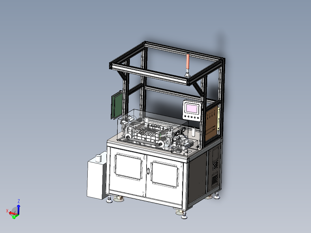 大型缸体夹具且可旋转机构