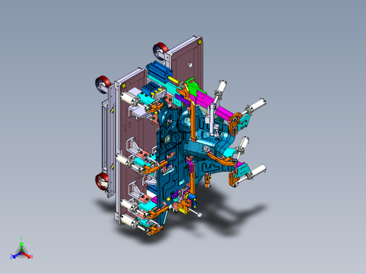 汽车钣金柔性焊接工装夹具