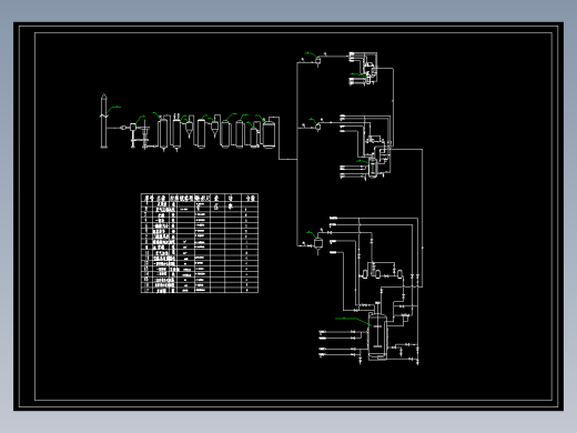 7000吨味精工厂发酵车间设计模板CAD图纸 计算说明味精发酵流程图