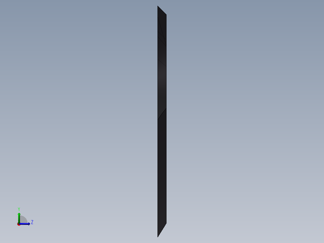 蝙蝠飞镖左视图