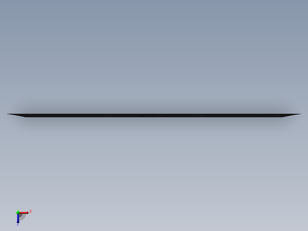 蝙蝠飞镖俯视图