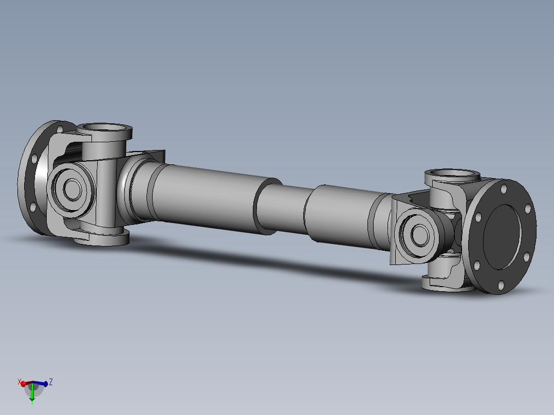 万向轴联轴器毕业设计主视图