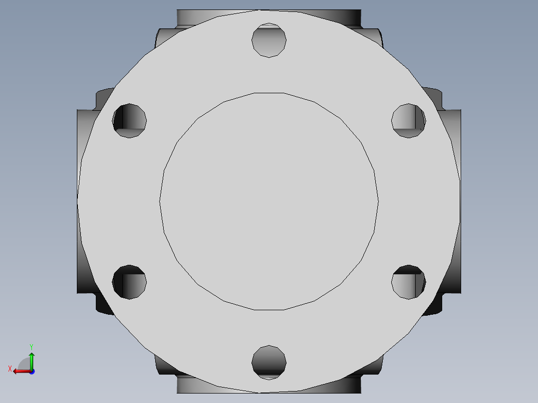 万向轴联轴器毕业设计后视图