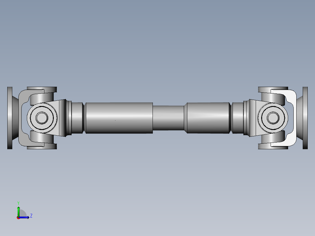 万向轴联轴器毕业设计左视图