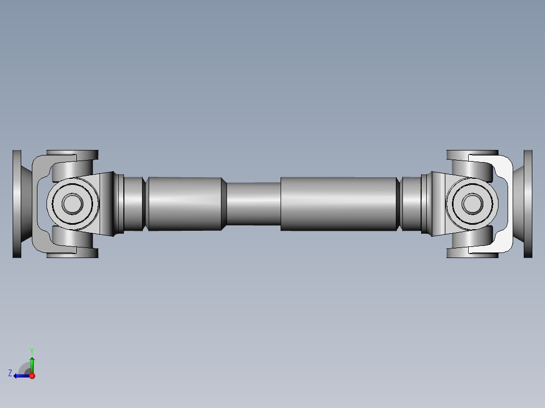 万向轴联轴器毕业设计右视图