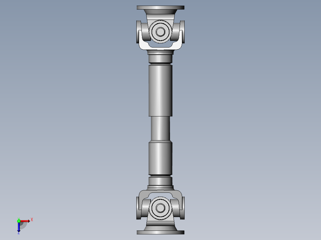 万向轴联轴器毕业设计俯视图