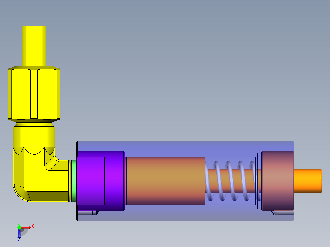 压力300BAR的高压泵俯视图