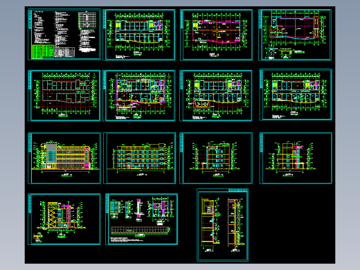 某四层医院门诊楼建施图(1)