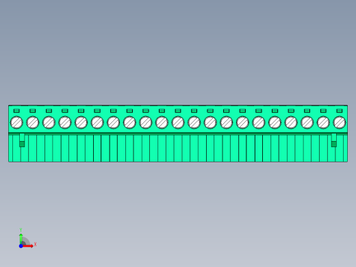 DEGSON 2EDG 系列 5.0mm 可插拔接线端子组-2EDGK-5.0-21P-14-00AH前视缩略图