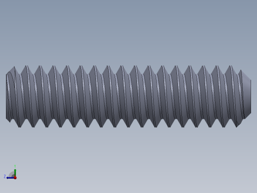 UNC 平头紧定螺钉-UNC SET SCREW 10-24 x0.750.SLDPRT右视缩略图