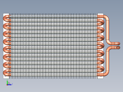 热交换器模型左视缩略图